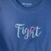 Rhinestone Fight Breast Cancer Shirt - Image 2