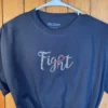 Rhinestone Fight Breast Cancer Shirt