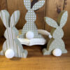 Set of three baby bunnies.